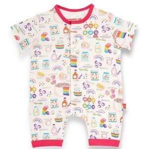 Magnetic me rainbow sprinkles summer romper
